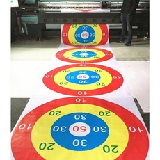 신발 던지기 점수판 과녁판 대형 행사 소품 게임 운동회, 1개, 2m 다트 스타일 1개
