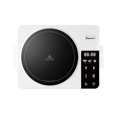 NEW 매직쉐프 1구 인덕션 식탁용 휴대용 미니 전기레인지 전기렌지 전기 10단 초고화력 안전장치, 일반형, NEW-NIR-K1000W