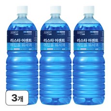 리스타 어센트 에탄올 사계절 전차종 호환 워셔액, 3개, 1.8L