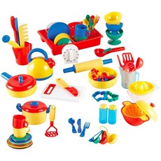 러닝리소스 주방놀이 종합 세트, 혼합색상, 1개