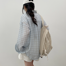 쿠키 루즈핏 체크 남방 10대 봄 옷 코디 하의실종