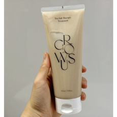 [지성두피] 그로우어스 씨솔트 테라피 트리트먼트 235ml 수분코팅 하루종일 떡짐 No 미네랄 유수분밸런스 조절 저자극 약산성밸런싱 노폐물제거 영양공급 윤기부여, 1개