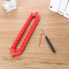 手工編織工具組 織圍巾神器 DIY毛衣編織器, 1個, （不安齒）長方形26cm圍巾專用1號