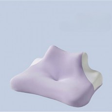 메모리폼 수면베개 누워쉬는 다기능 침실 엎드려 베개 경추 목편한, 1개, 핑크