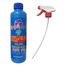 수정산업 곰팡이제거왕 500ml 곰팡이청소세제 곰팡이제거제욕실줄눈 베란다곰팡이 실리콘곰팡이 벽지곰팡이제거, 1개