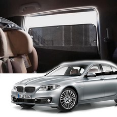 썬블럭 햇빛가리개 커튼 차박 BMW F10 5시리즈 (10~16년) 2열, 1세트, 2열 검정 5시리즈F10 BW132