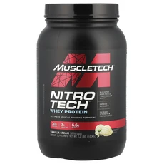 MuscleTech Nitro-Tech™ 유청 단백질 바닐라 크림 1kg(2.21lb), MuscleTechNitroTech유청단백질바닐라크림1, 1kg, 1개