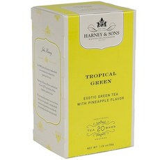 Harney & Sons 트로피컬 녹차 티백 20개, 트로피컬 그린