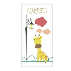 KIDS PARK兒童防撞壁貼 30mm加厚高密度海綿 防水PU皮革+高密度記憶海綿 20*50公分 長頸鹿款 20 x 50cm, 長頸鹿, 1個