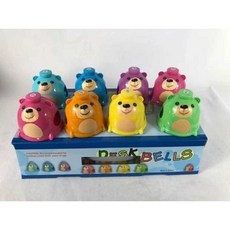 어린이악기 아기드럼 초등악기 어린이드럼 음악교구, 1개, 대만 곰 시계 세트