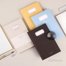 로랑마켓 라인 노트 독후감노트 감사노트 설교노트, 04 앤틱 브라운