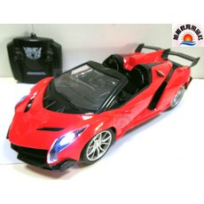 旭陽教育用品社 充電式1:16仿真敞篷遙控車, 1個, 紅色
