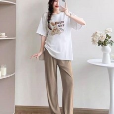 孕婦裝 夏季休閒寬鬆短袖套裝