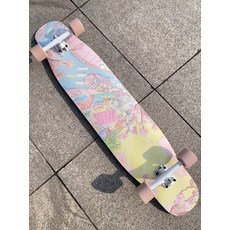 專業版長板舞板滑板 公路滑板 刷街代步四輪滑板車, 如圖所示, 1個