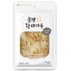 네츄럴코어 강아지간식, 3개, 50g, 문경 바삭하게 볶은 황태가루