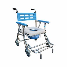 來而康 耀宏 YH121-3 鋁合金收合式附輪便盆椅, 1個, 單一色系