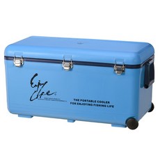 【民辰商行】士貿冰寶 TH-625 釣魚冰箱 55.8L 淺藍色, 1個