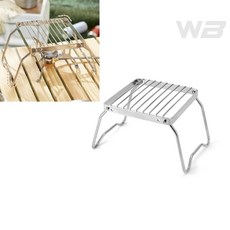 두론샵 캠핑 버너 받침대 그릴 접이식 화로 화로대, 1개