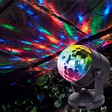 다온샵 가정용 LED 싸이키 미러볼 디스코 파티조명 파티용품 노래방조명 사이키조명, 본상품선택, 1개
