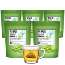 국산 볶은 작두콩차 티백 어린 꼬투리 작두콩 깍지차 하늘정연, 5세트, 50개입, 50g