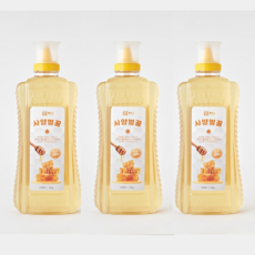 출출허니 100% 국내산 순수 사양벌꿀, 3개, 2kg