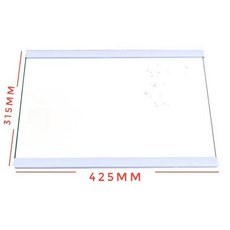 냉장고 슬라이드 선반 트레이 가벽 글라스 이중, 기본 모델명/품번, 42.5x31.5cm 이중 가장자리