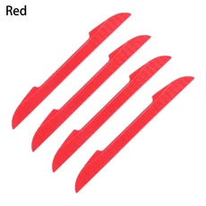 자동차 도어 엣지 프로텍터 고무 충돌 방지 스트립 범용 범퍼 가드 액세서리 4 개입