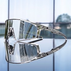 KAPVOE 運動太陽眼鏡 輕量化設計 戶外防紫外線, 透明, 1套