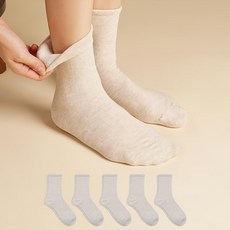 Sockpiens 女款無束口舒適無壓襪 5雙