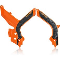 Acerbis X-Grip Frame Guards 16 KTM OrangeBlack Compatible with KTM 125SX150SX250SX250SX-F250XC250X