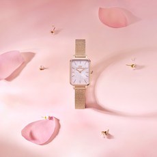 Daniel Wellington QUADRO 方形復古女錶 DW00100510 原廠公司貨 英倫風
