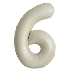 이벤트홀릭 초대형 숫자풍선 40인치 100cm, 1개, 크림 6