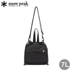 Snow Peak Cample 中型水桶包 7L 束口袋 側背包, 深炭灰色