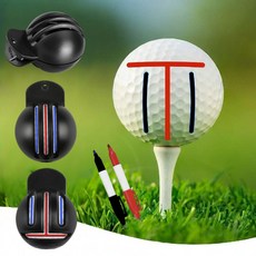 립조아 골프공 볼라이너, 1개, 블랙(펜포함)