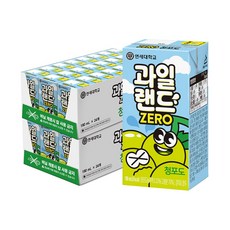 연세유업 과일랜드 제로 청포도맛 190ml 48개