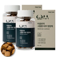마음반려몰 고함량 강아지 피부영양제 탈모보습, 2개, 피부/피모, 60정