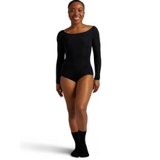 CAPE 케이프zio 여성용 긴소매 레오타드 192964, X-Large, 블랙