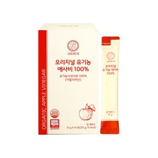 아르디엠 오리지널 유기농 애사비 100% 애플사이다비니거 스틱 14회분, 1개, 210ml