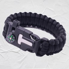 나침반팔찌 다기능 생존팔찌 나침반 야외 캠핑용 브레이슬릿 서바이벌팔찌, 없음