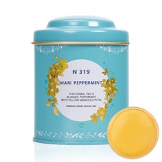 하루티 매리 페퍼민트 허브티 PLA 삼각티백 2g x 20티백 틴케이스 (설탕없이 달콤한 티), 1개, 40g, 20개