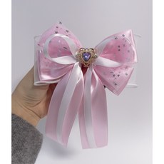 리리아쥬 응원봉 리본 핑크 응꾸리본