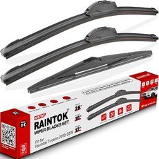 RAINTOK BMW X3 2011 2012 2013 2014 2015 2016 2017 오리지널 공장 품질 전면 후면 와이퍼 블레이드 세트 내 자동차용 앞유리 와이퍼 블레이드