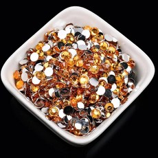 플랫백 레진 크리스탈 라인 반짝이 네일 아트 컬러 신발 가방 캡 의류 장식, 23. golden yellow