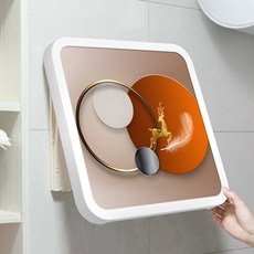 浴室掛畫放乾衣服摺疊收納櫃防水神器衛生間置物架壁畫放置收納盒, 1個, 一個