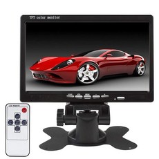 Vehicle On-Dash Backup Monitor 7\" Digital HD Car TFT LCD Color Screen Display with 2 Video Input
