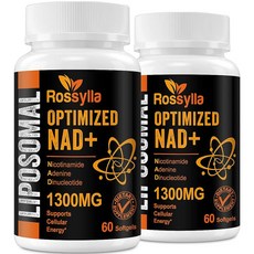 Rossylla 옵티마이즈드 NAD 1300mg 캡슐 60정 2개 1세트