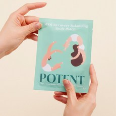 반데르피게 MSM 리커버리 하이드로겔 바디패치 2매입 붙이는 패치 파스, 2개, 1개입