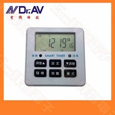 祥昌電子 Dr.AV 聖岡 TM-2503 電子式定時器 2P 定時器 正倒數 10組設定 7天循環 最小1分, 1個