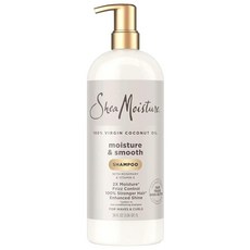Shea Moisture 100% 버진 코코넛 오일 모이스처 앤 스무스 샴푸 100ml(34온스), Shea Moisture 100% 버진 코코넛 오일 모, 1, 100ml