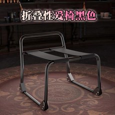 바닥 의자 좌식 소파 접이식 등받이 거실 휴식 체어 리클라이너 성인용 보조 도구 장난감 커플 소품 금속 탄성 벨트, 5)Black